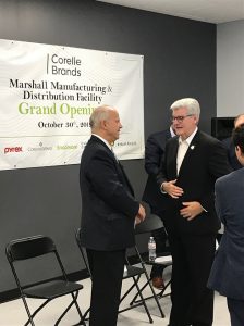 Corelle Brands celebrates grand opening and expansion in Marshall County